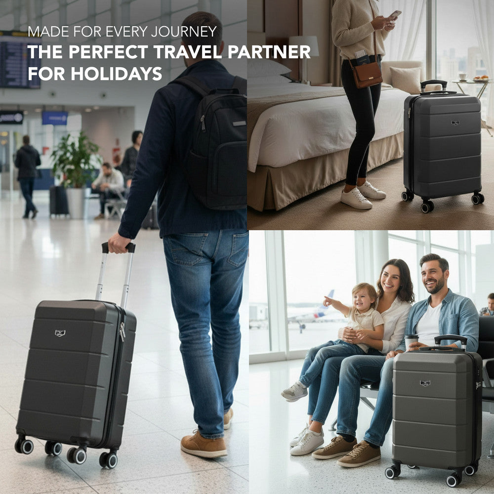 20" Jetset Cabin Suitcase - Gunmetal