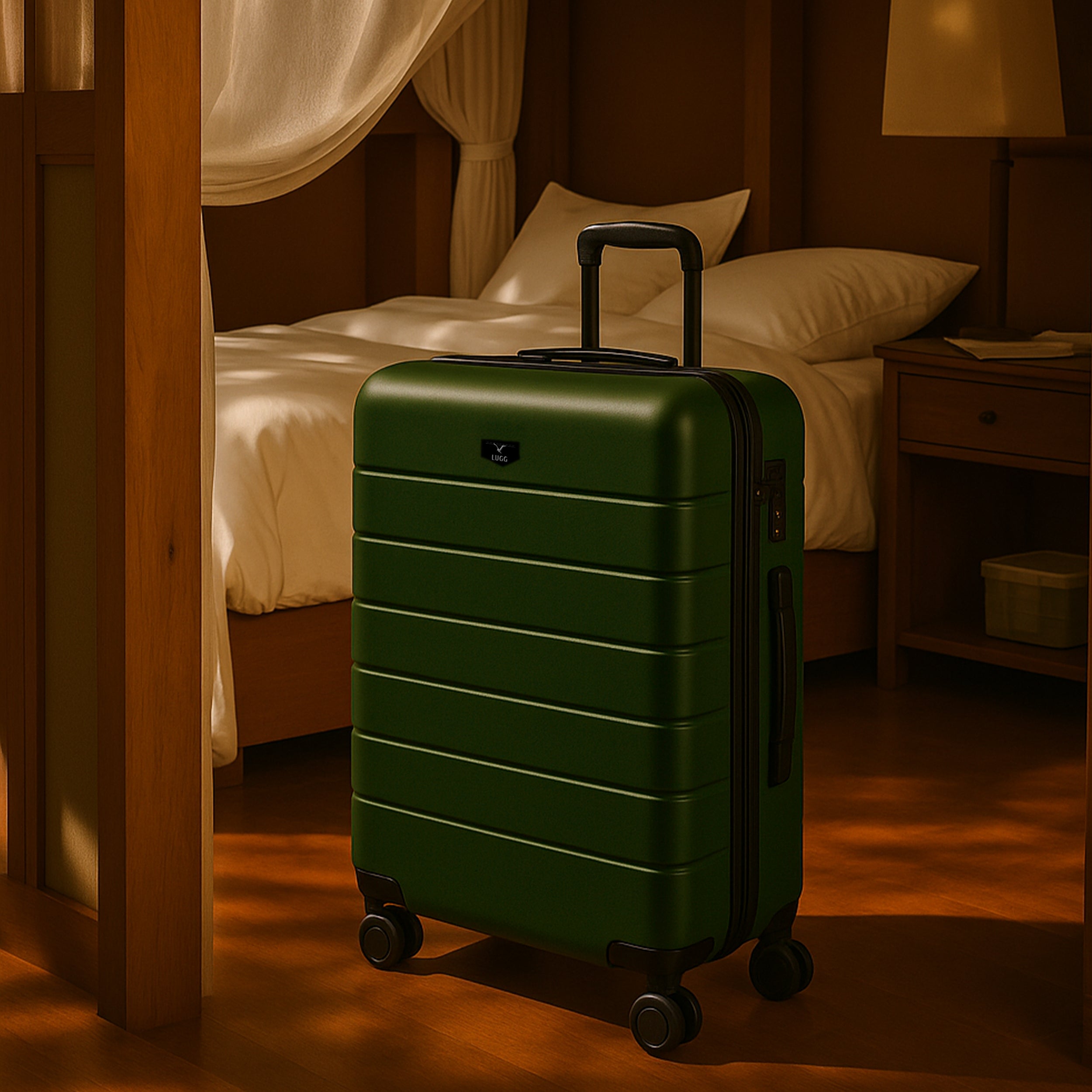 Lugg Flex 28" Suitcase in Army Green