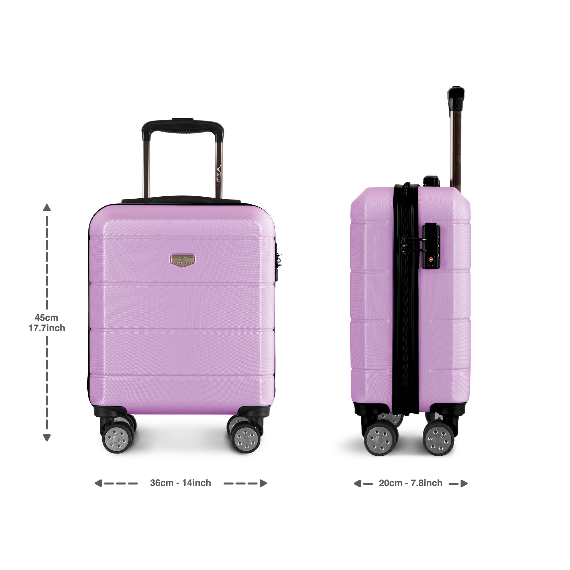 Jetset 15" Underseat Suitcase in Lavender