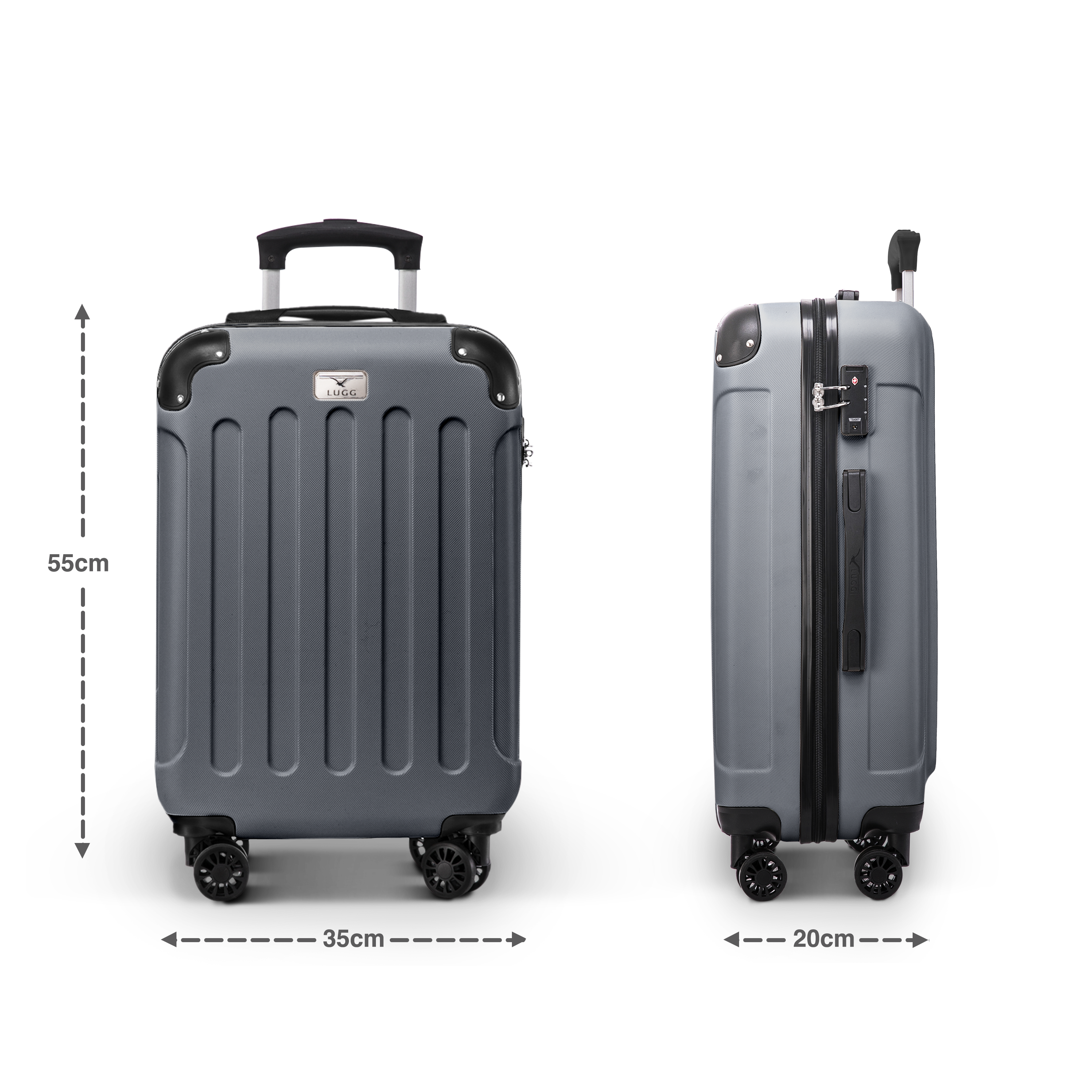 Skywander 20" Cabin Suitcase in Silver