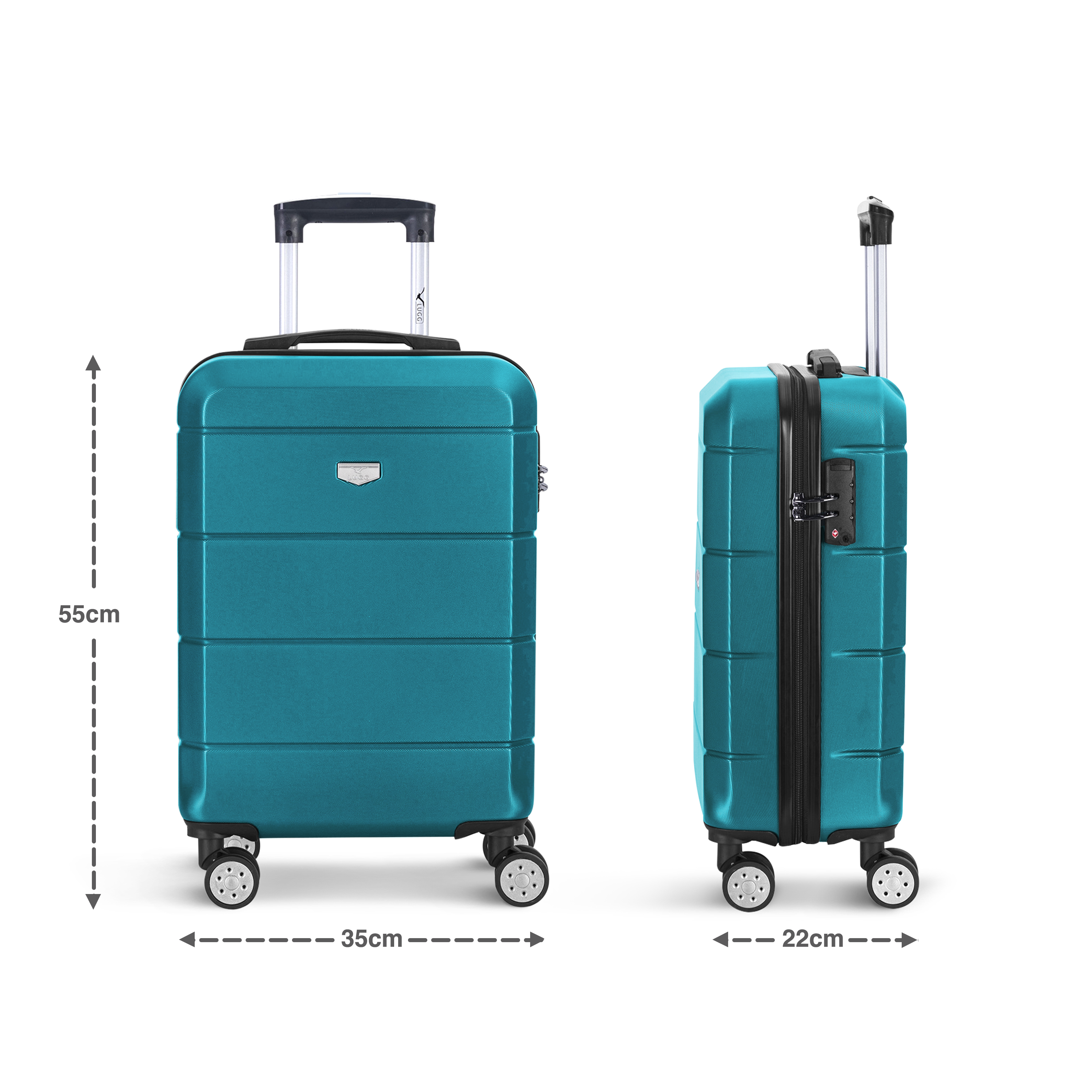 Jetset 20" Cabin Suitcase in Teal