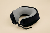 Memory Foam Travel Pillow - Black