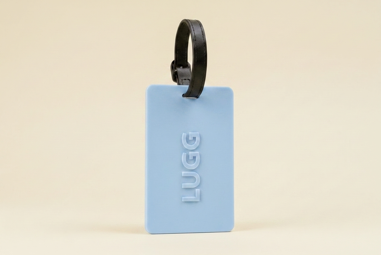 Luggage Tags Slate Blue