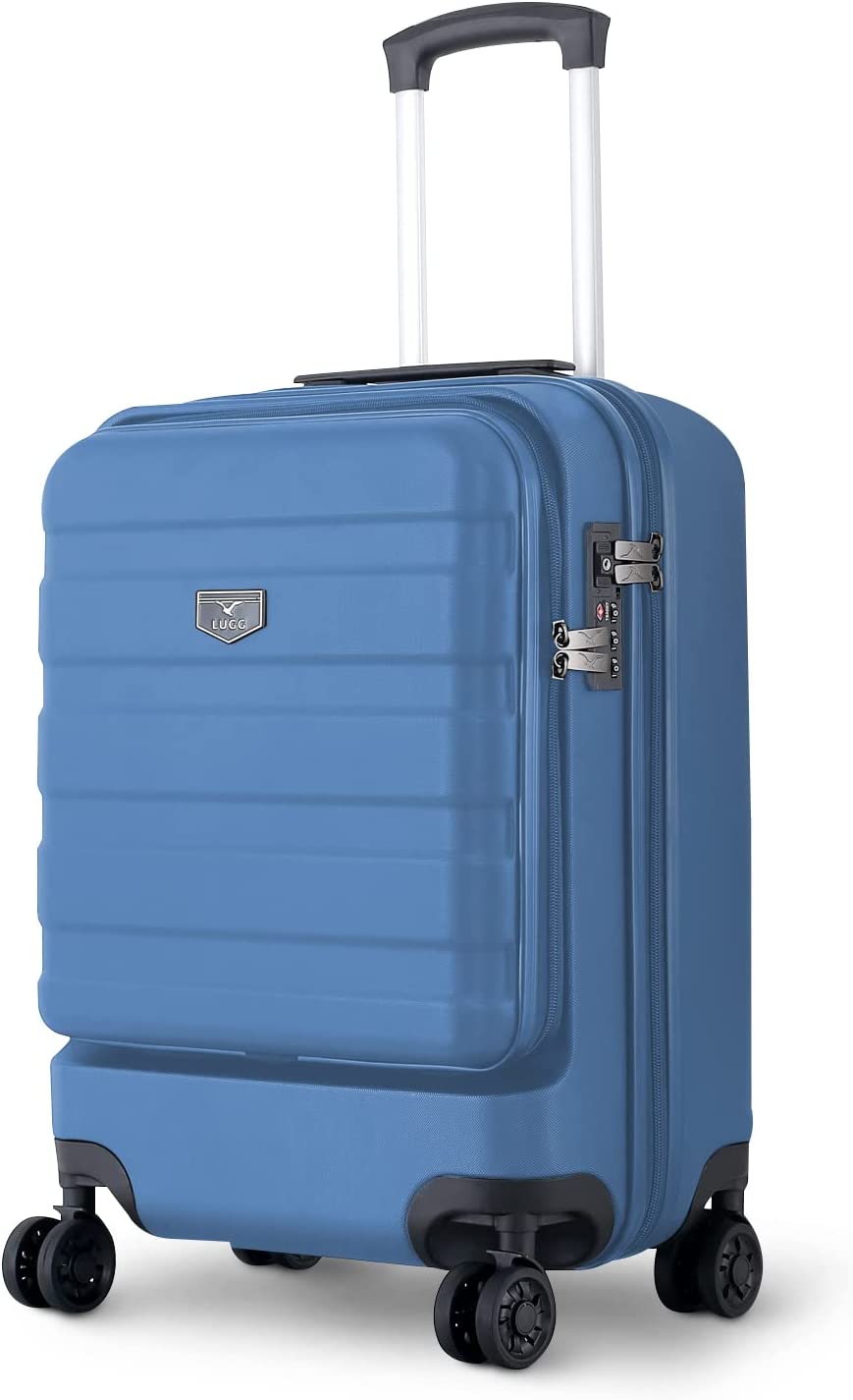 ABS Hard Shell Suitcase with Front Pocket