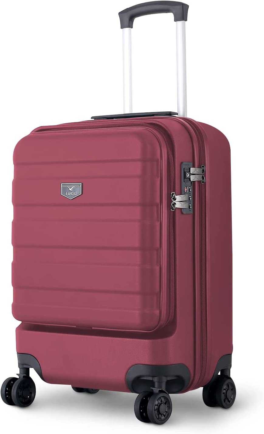 ABS Hard Shell Suitcase with Front Pocket
