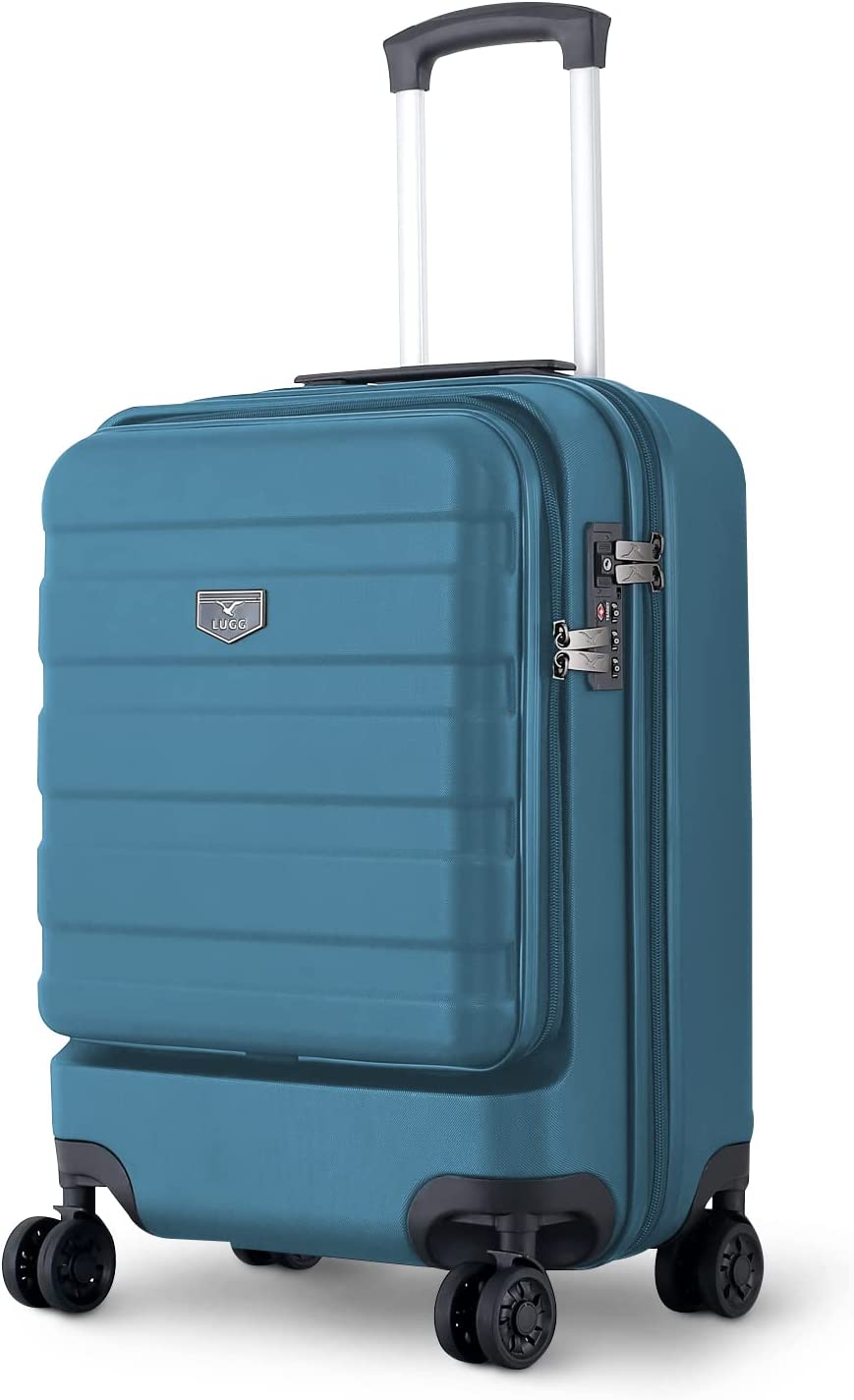 ABS Hard Shell Suitcase with Front Pocket